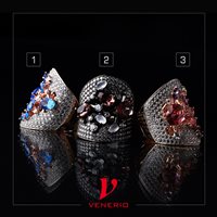 Anello Venerio Donna in Argento Cristallo VAN35 - VAN35